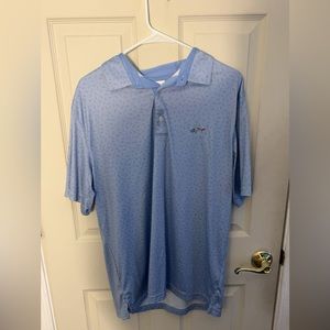 Greg Norman: Golf Polo Shirt - “The Shark” Polo T-Shirt with Tiny Fish Design